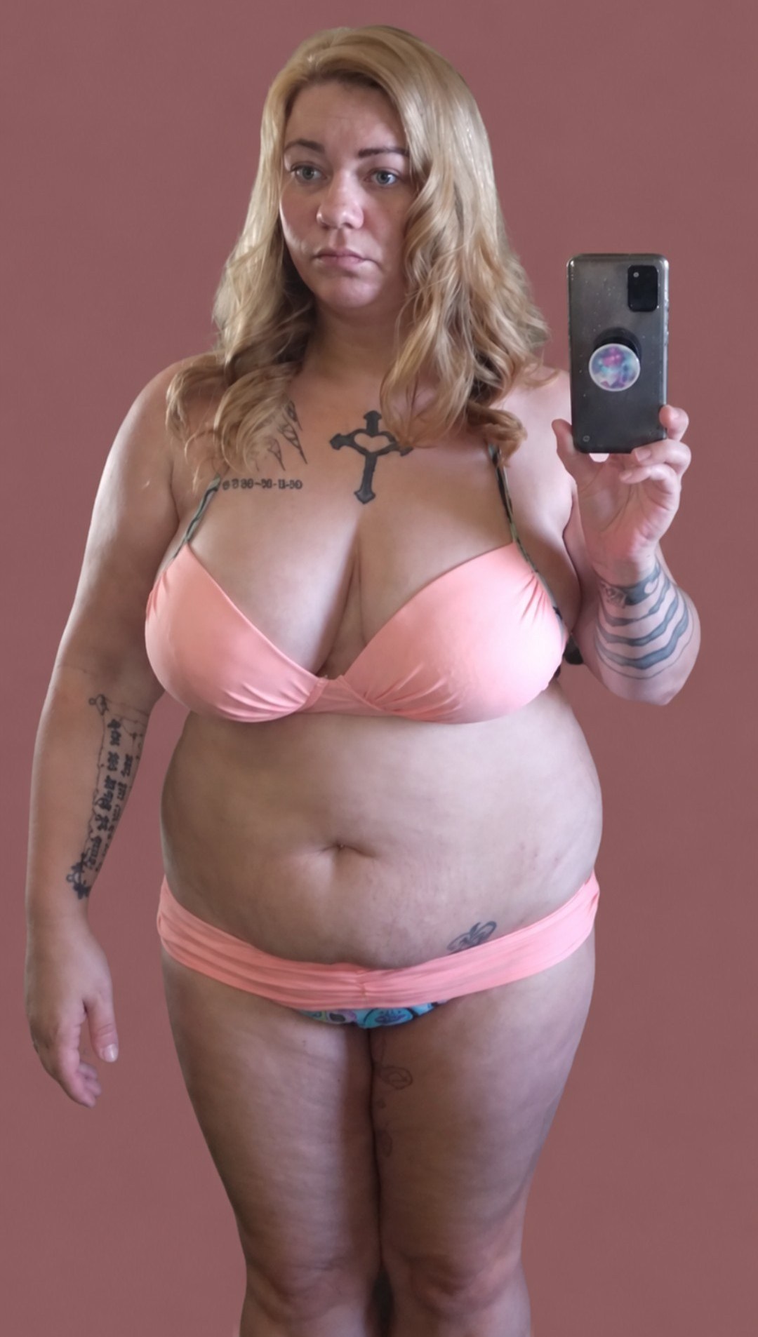 Lisa Everhart before her personal body transformation